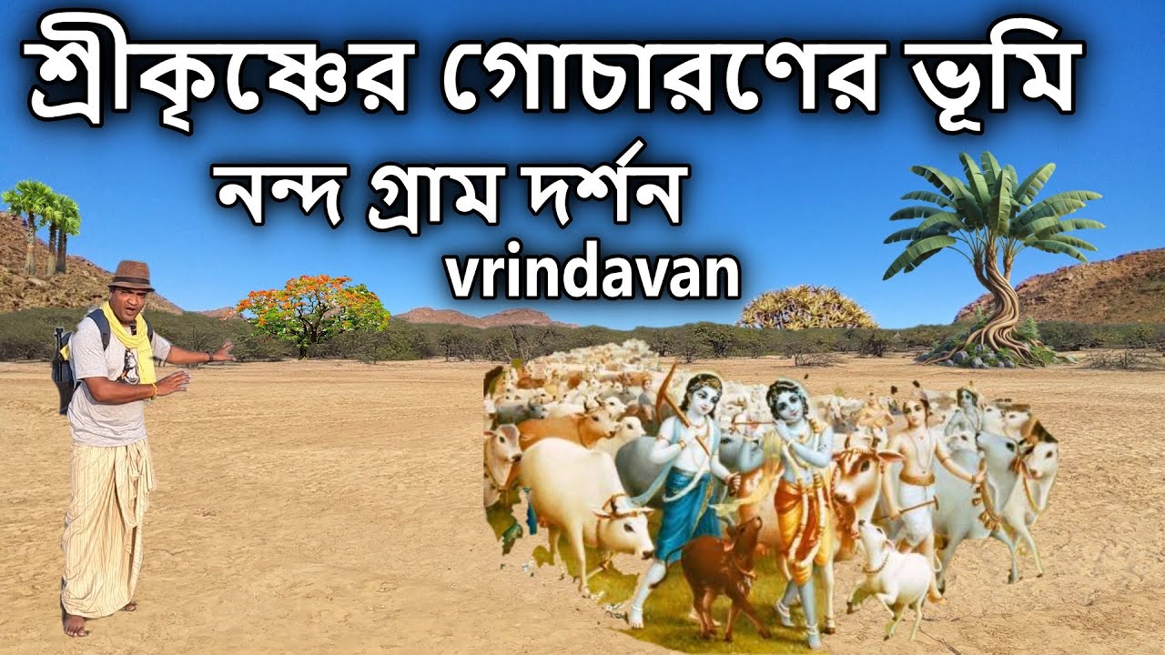 বৃন্দাবন দর্শন,  শ্রীকৃষ্ণের গোচারণের ভূমি নন্দ গ্রাম দর্শন vrindavan, কৃষ্ণ লীলা কীর্তন,