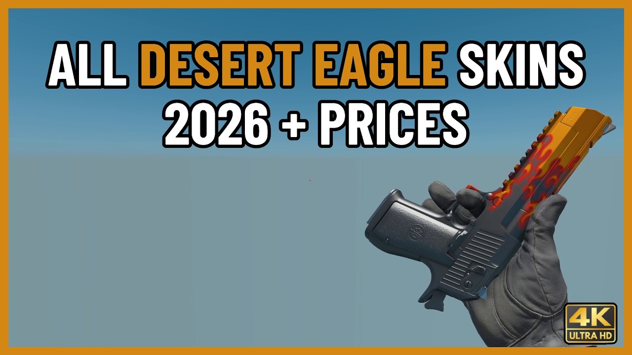 All Desert Eagle Skins + prices 2026 | CS2 In-Game [4K]