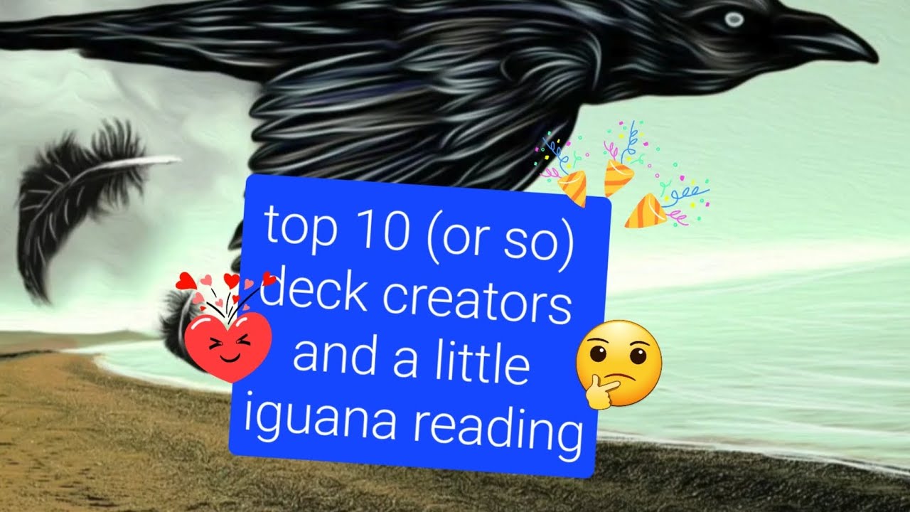 Top 10 Deck Creators and an iguana reading...