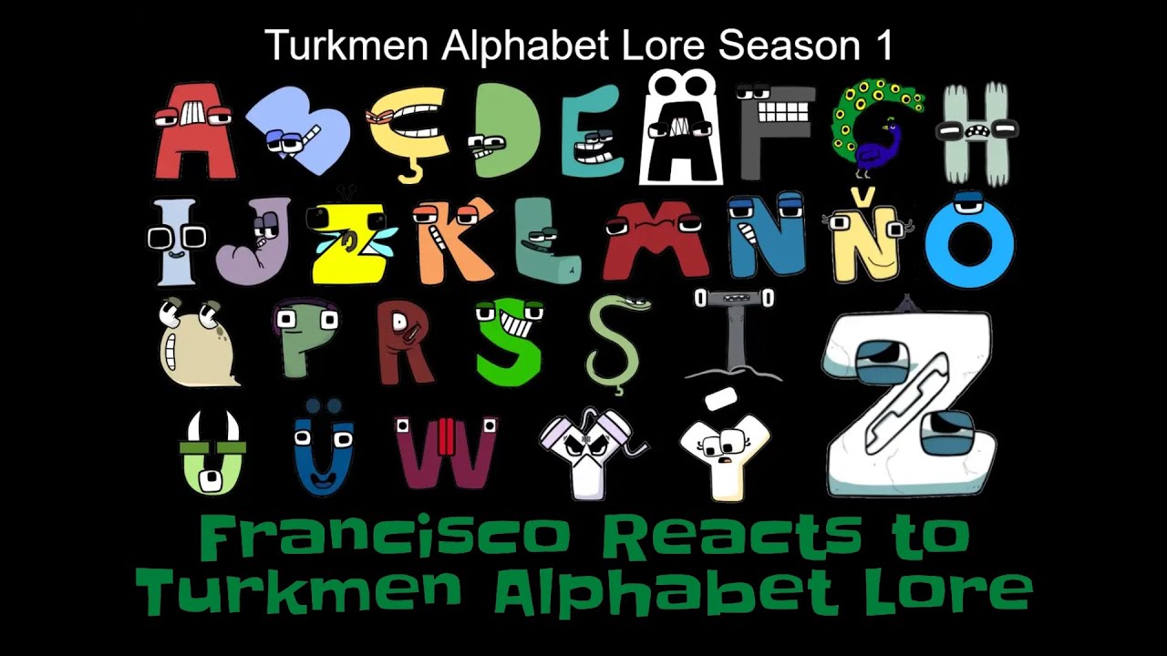 Francisco Reacts to Turkmen Alphabet Lore 🇹🇲