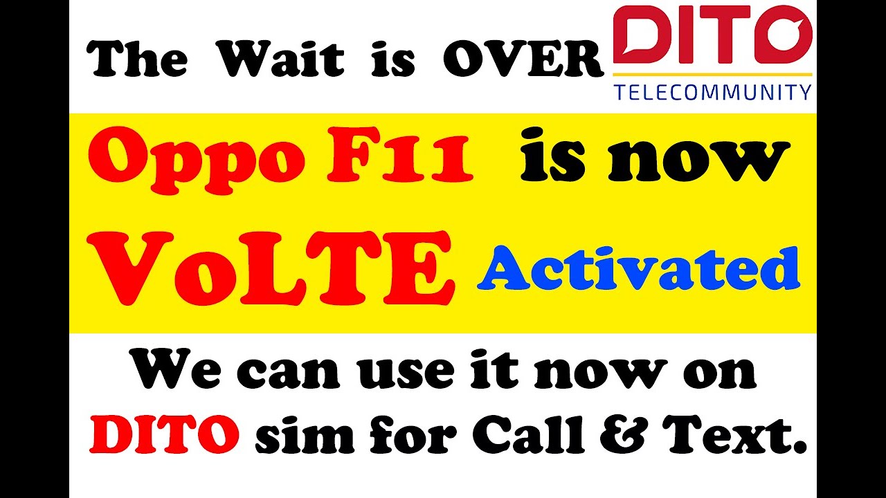 Paano i activate ang VoLTE ng OPPO F11, F11 PRO, RENO 2F, RENO 3, RENO 3 PRO gamit ang TOKEN | LEGIT
