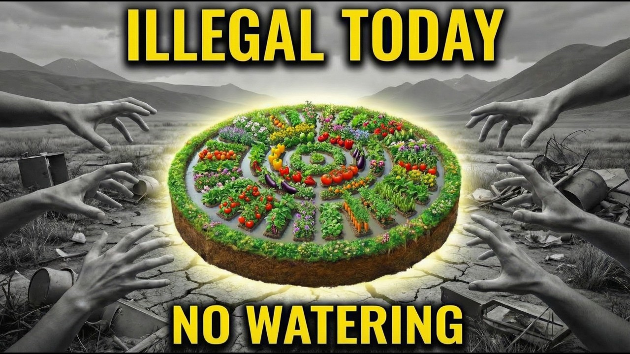 The 800 Year Old NO-WATER Garden System (Illegal Today)