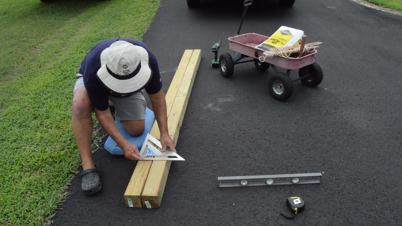 Constructing A Grapevine Trellis!  Episode 61