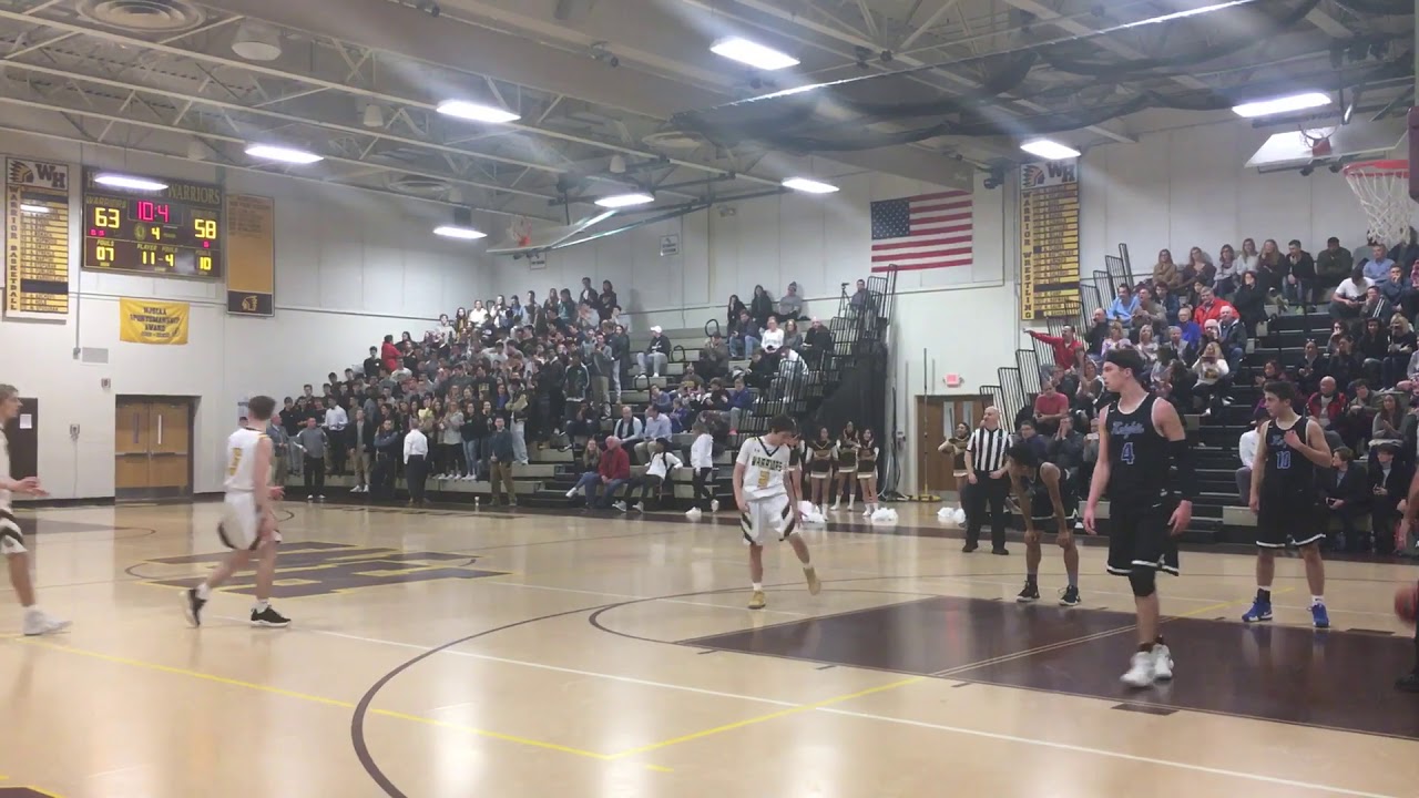 WHRHS Boys Basketball: Watchung Hills Upsets Gill St. Bernard’s,  64-60