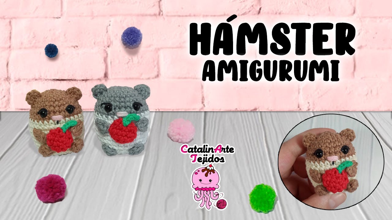 Hámster mini amigurumi | CatalinArte Tejidos