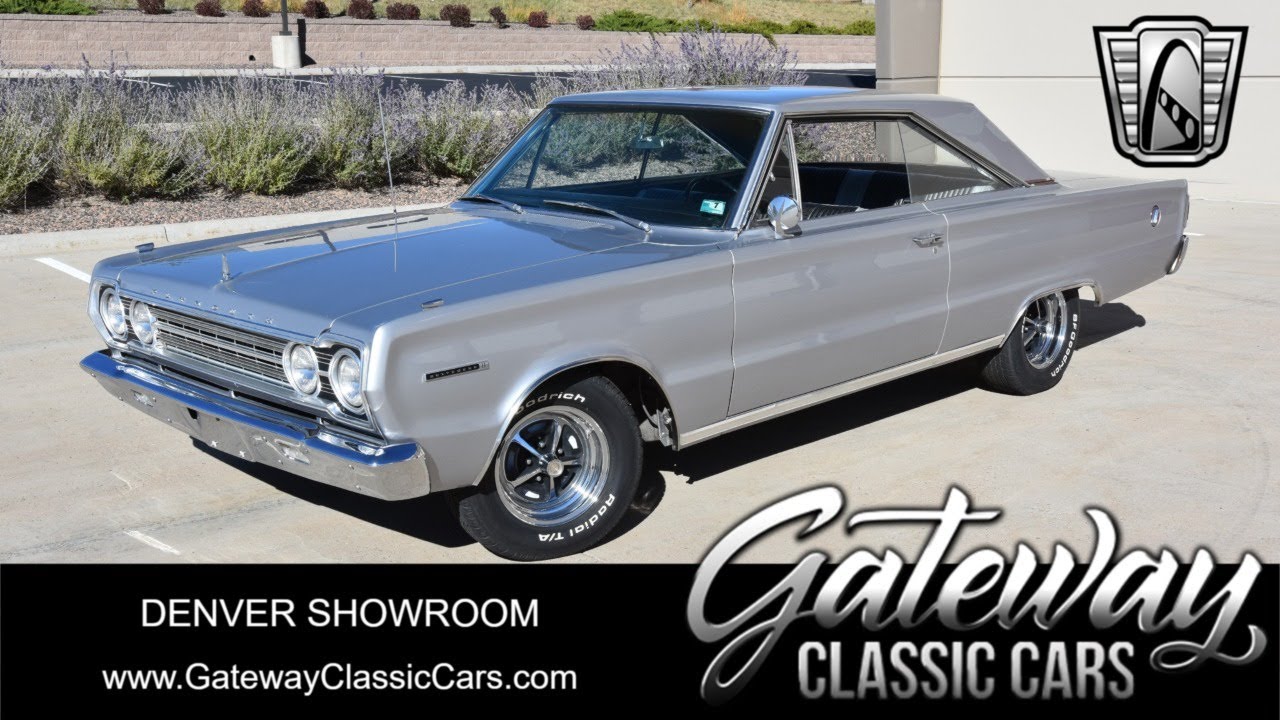 1384-DEN 1967 Plymouth Belvedere II Gateway Classic Cars of Denver