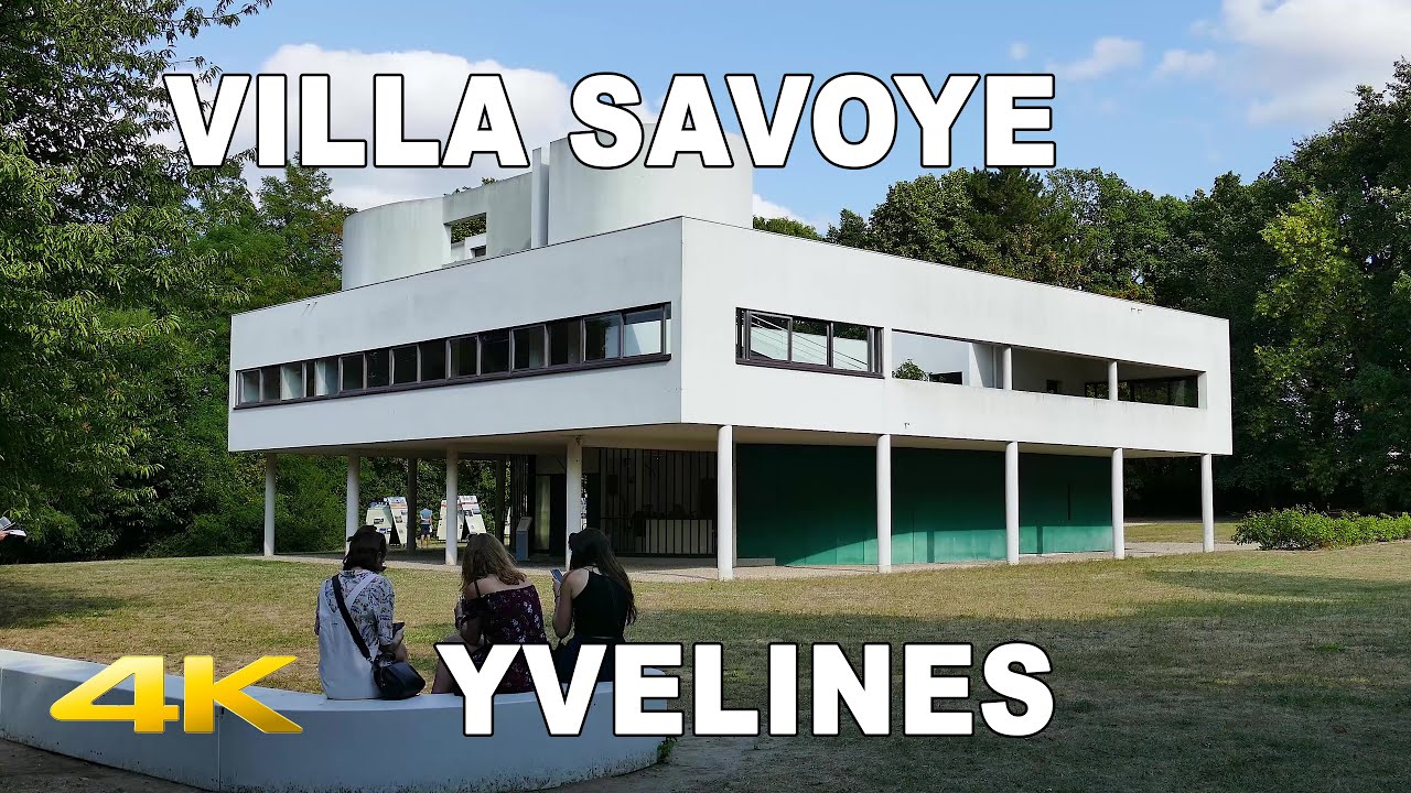 🇫🇷  POISSY | Villa Savoye | Yvelines | FRANCE | 4K