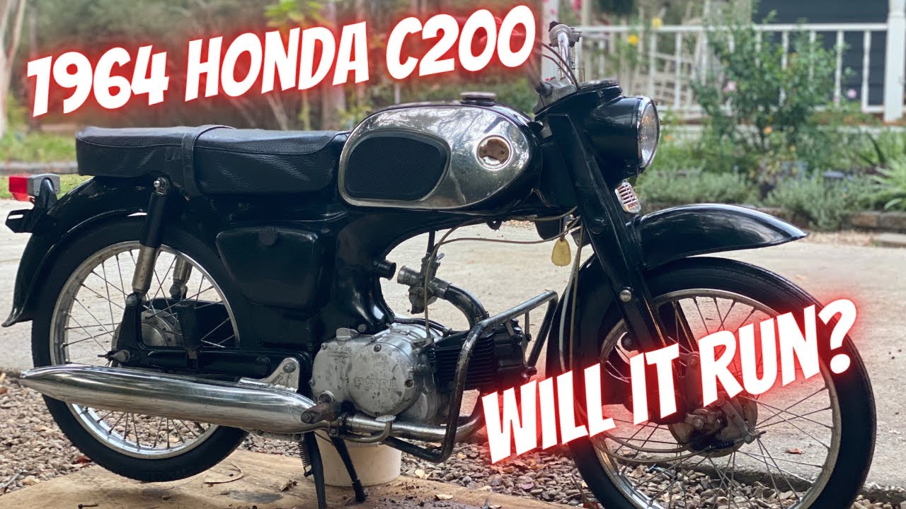 Can I Get this 1964 Honda C200  90cc Motorcycle Running!