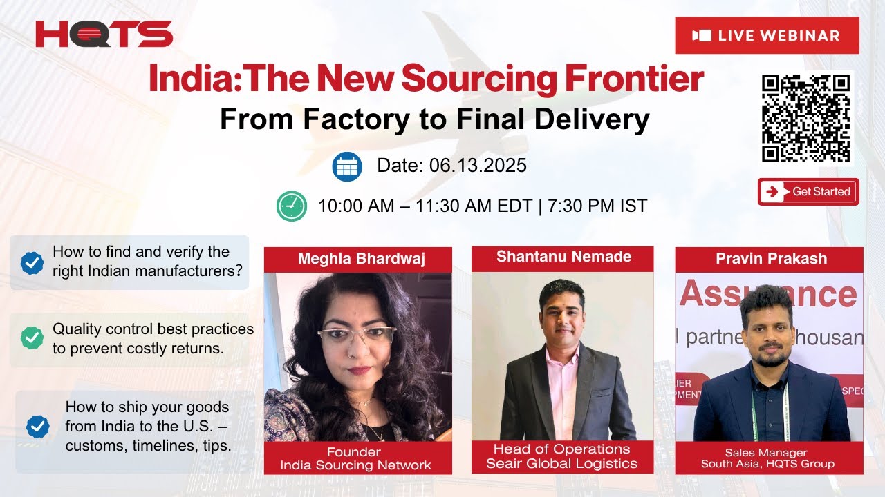 India: The New Sourcing Frontier &ndash; From Factory to Final Delivery