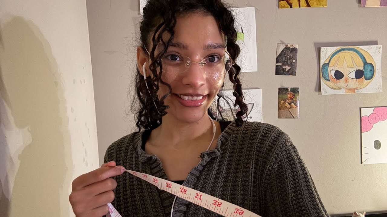 Drawing And Measuring Your Face ASMR 🎨