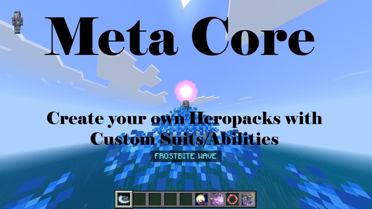 Meta Core Heropack Library Preview: A Minecraft Bedrock Addon