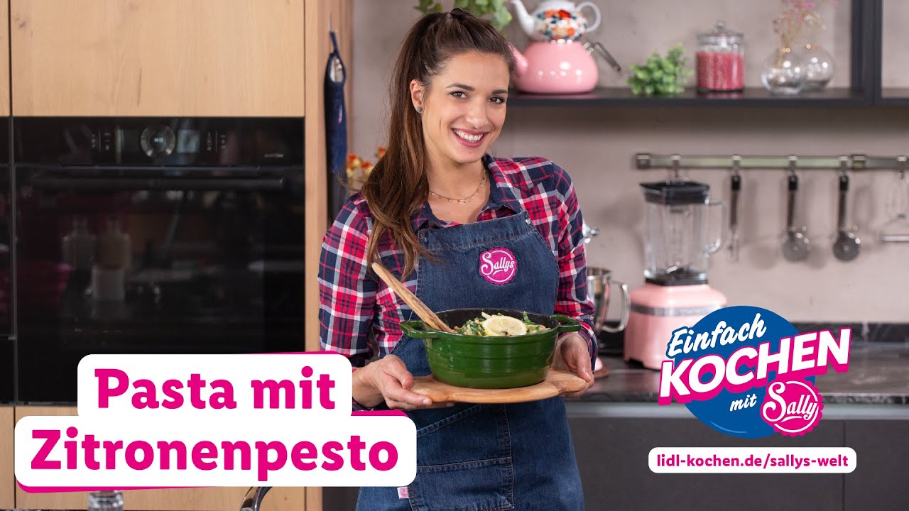 Einfach Pesto selber machen | Pasta mit Zitronenpesto und Bohnen | Rezepte für Lidl von Sallys Welt