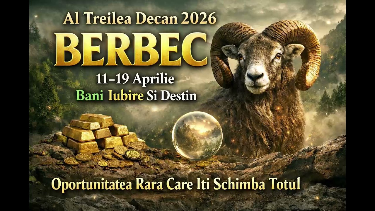 ♈Horoscop Berbec Al Treilea Decan 2026-Bani, Iubire Si Destin-Oportunitatea Care Iti Schimba Tot
