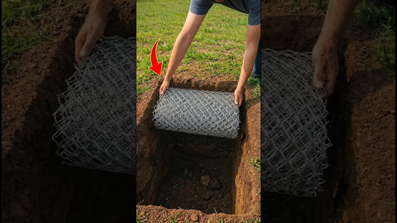 Drop a wire mesh into a hole &mdash; a crazy idea every home needs, but nobody does!