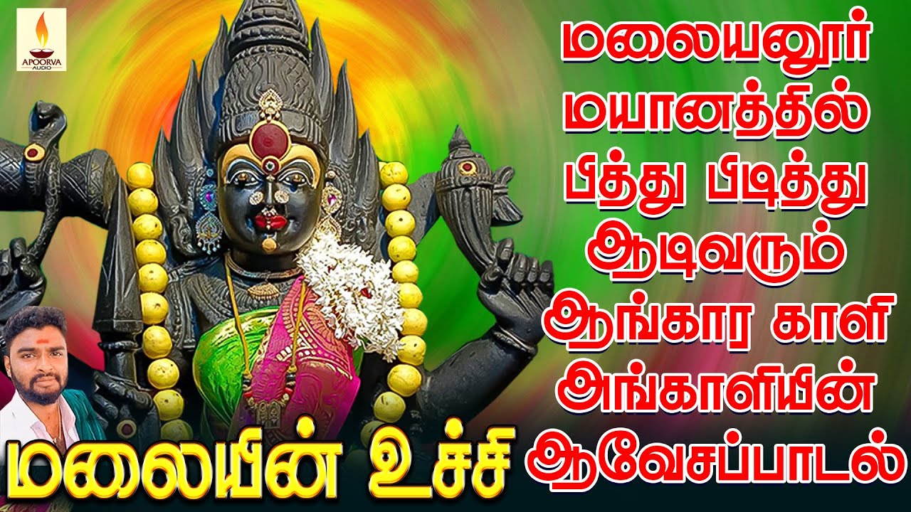 மலையனூர் மயானத்தில் பித்து பிடித்து ஆடிவரும் ஆங்கார காளி அங்காளியின் ஆவேசப்பாடல் | Jayakumar Poosari