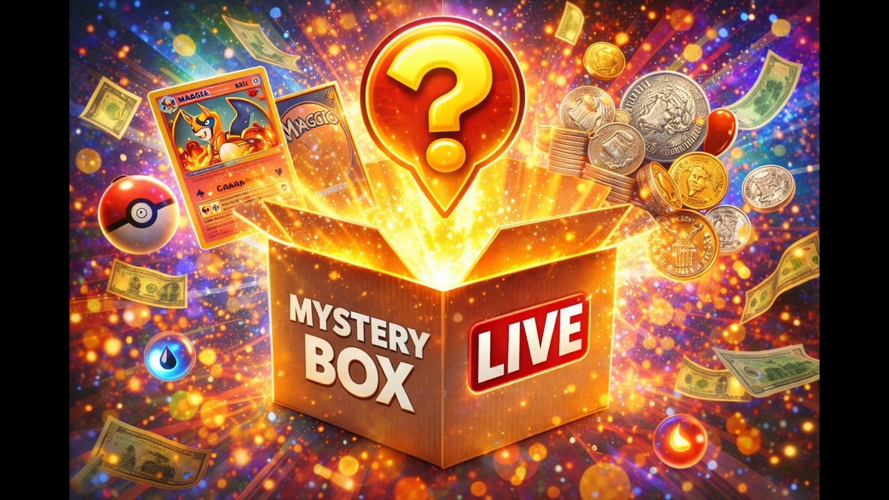 MYSTERY BOX LIVE: Pokémon Packs, Graded Slabs & Spin The Wheel Chaos 🎡