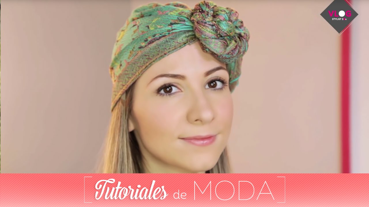 Cómo usar pashminas en la cabeza