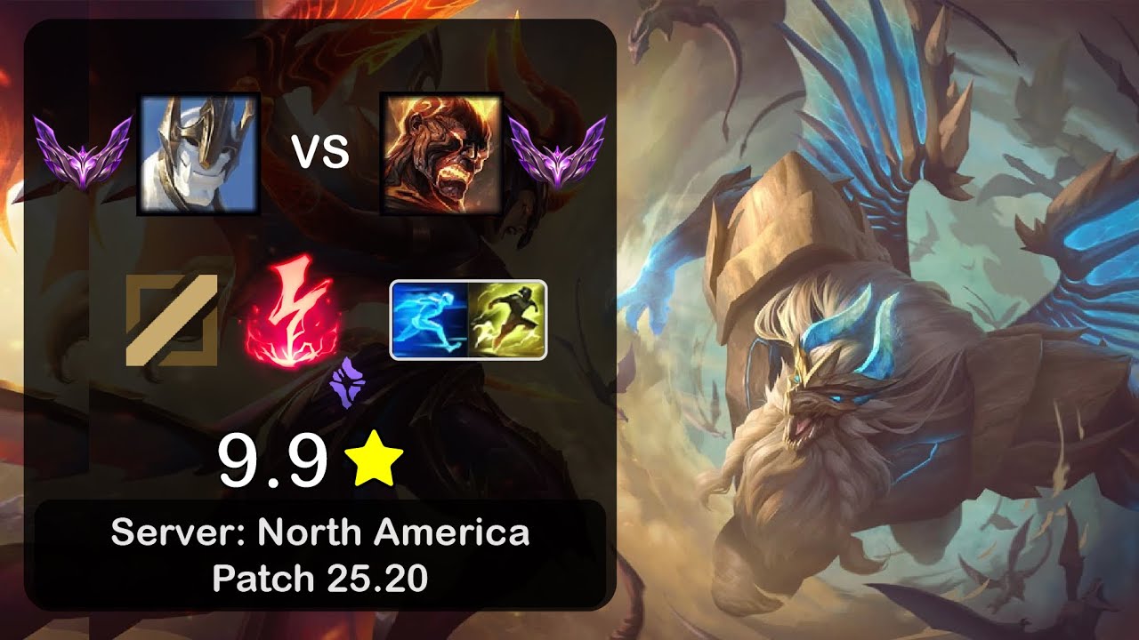 Galio Mid vs Brand - NA Master - Patch 25.20