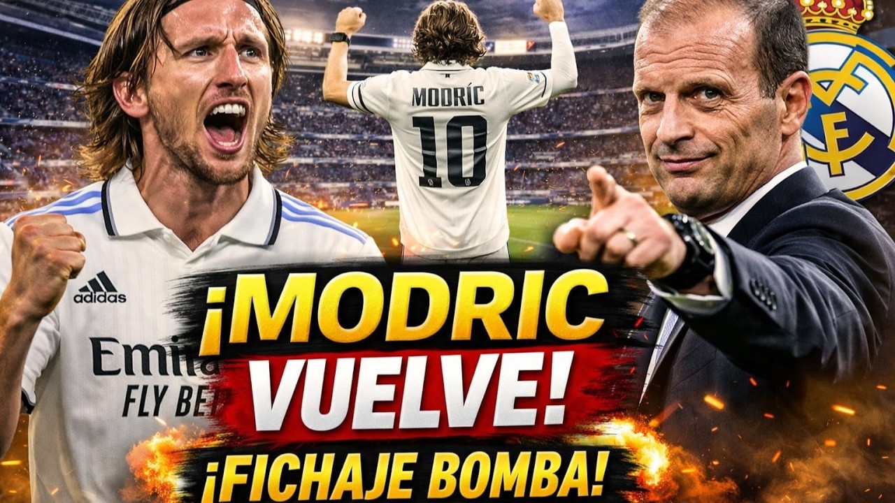 MODRIC VUELVE AL MADRID DE LA MANO DE ALLEGRI