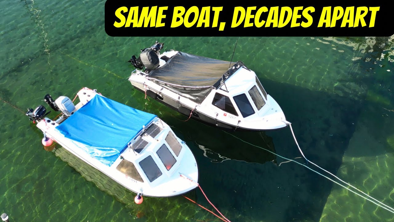 SMALL BOAT -  25 YEARS APART!! Much changed? 🏴‍☠️