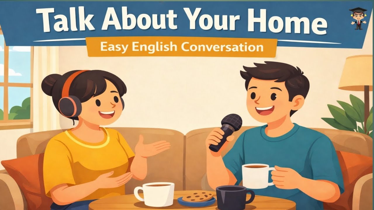 How to Talk About Your Home in English | Easy Conversation Practice for Confidence 
