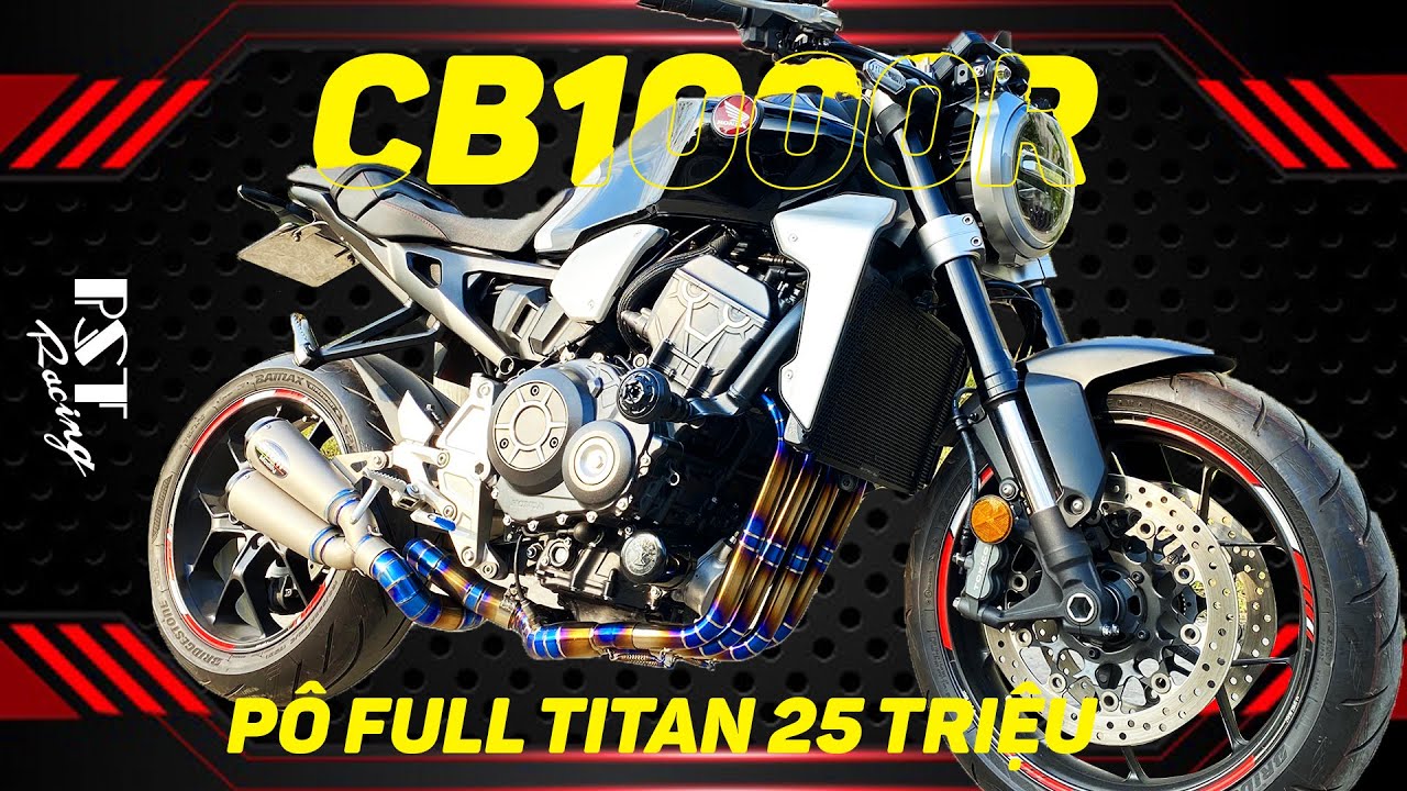 CB1000R độ pô Full Titan Gần 25 triệu | Đẳng cấp thẩm mỹ và âm thanh | CB1000R Phượt Safety