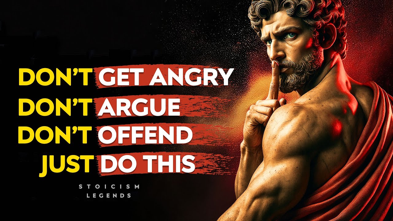 They Want You Angry. You Stay Unshaken. - Stoicism Legends Marcus Aurelius Philosophy