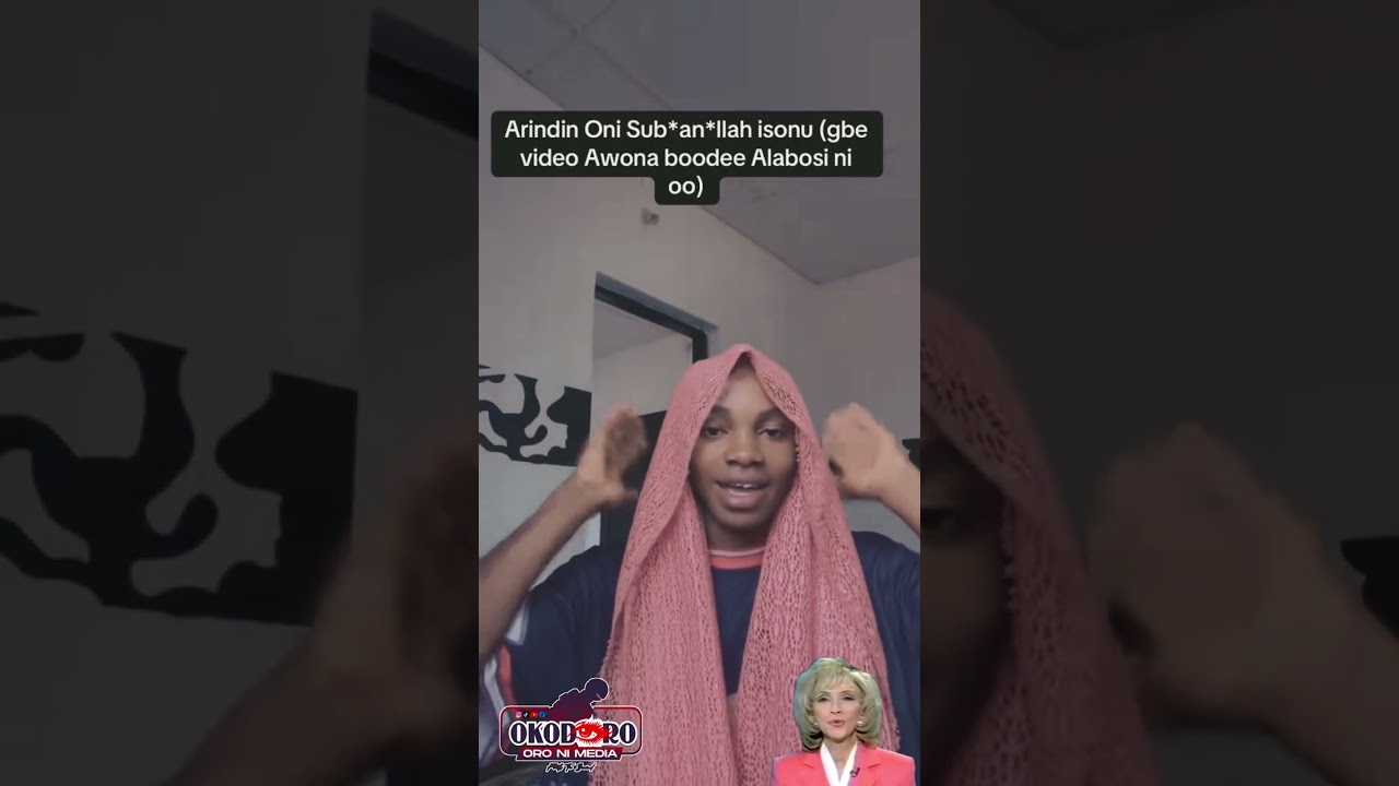 ALFA NDOJU IJA KO ALFA EGBE RE NITORI O SO OTITO ORO..NIBO NI ESIN ISLAM NLO BAYI O