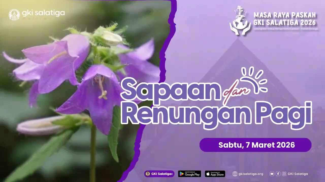 SaRen Pagi | 7 Mar 2026 | Merawat Bumi Memuliakan Pencipta