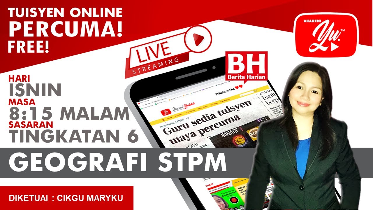 🔴 [LIVE 2024] GEOGRAFI STPM SEM 3, TIPS PEPERIKSAAN SEMESTER 3