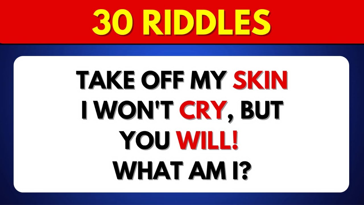 Can You Solve These 30 Tricky riddles ? 🤔 Tricky riddles