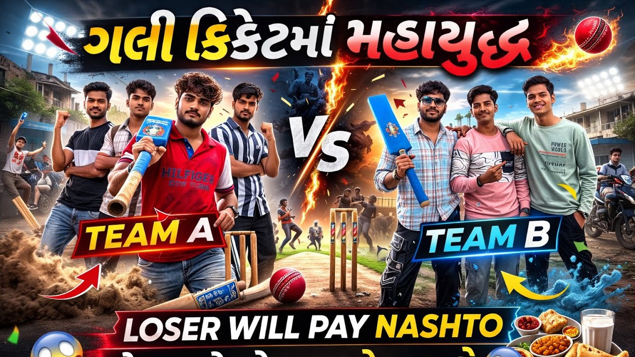 ગલી ક્રિકેટમાં મહાયુદ્ધ 🏏 Gully Cricket Mahayudh 