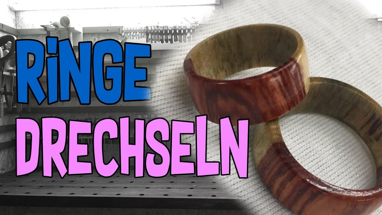 Ringe herstellen mit Drechselbank ohne Bausatz