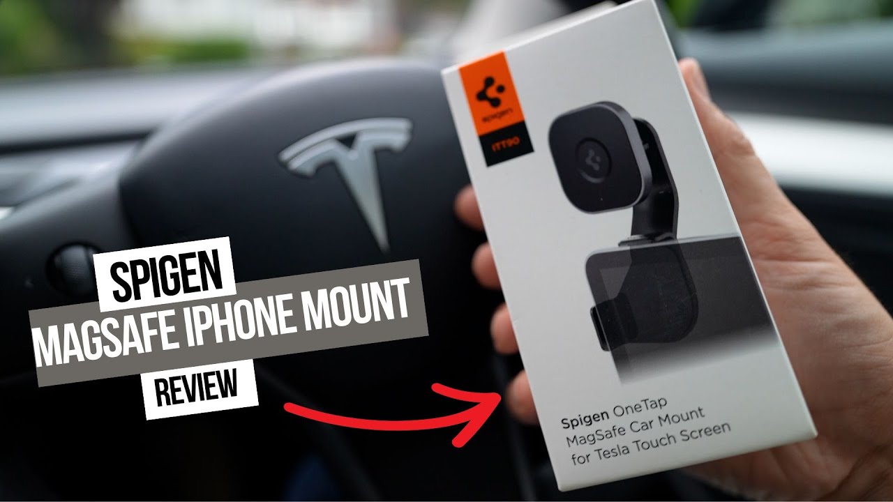 Tesla iPhone Mount? Spigen OneTap Pro Magsafe (Review)