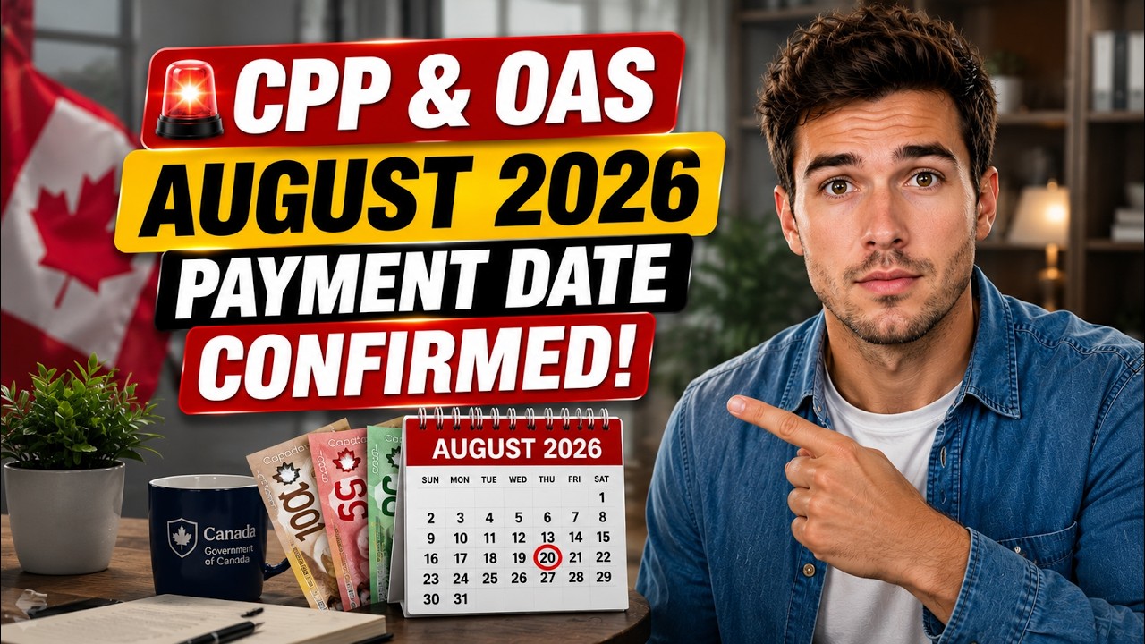 🚨 CPP & OAS August 2026 Payment Date Confirmed &mdash; Check When You'll Get Paid