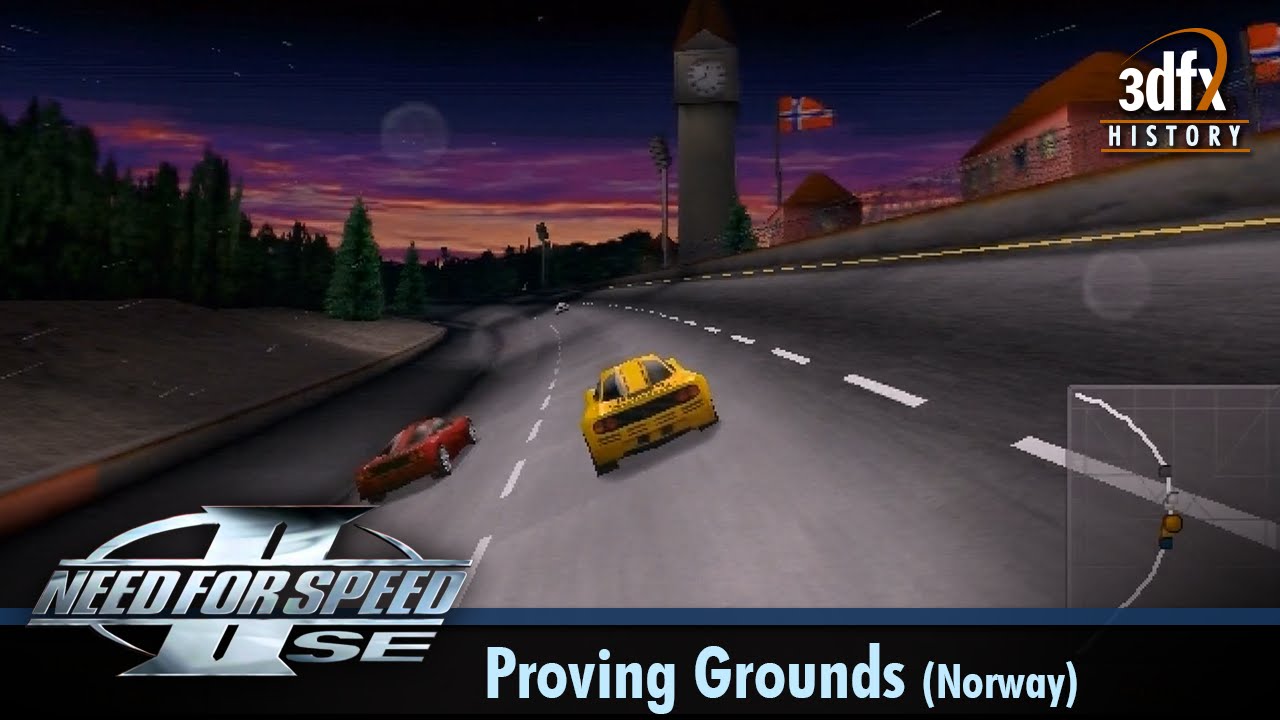 3dfx Voodoo 2 SLI - Need For Speed II SE - Proving Grounds - Norway [Gameplay]