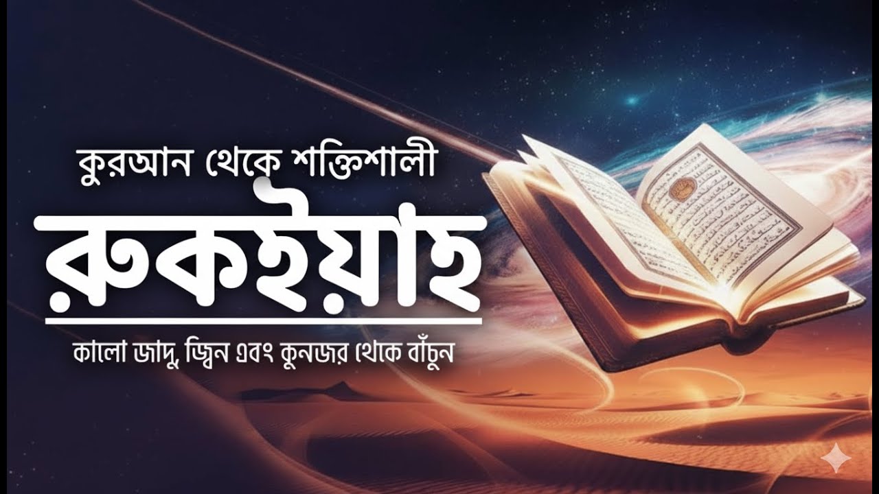 শক্তিশালী কুরআনিক রুকইয়াহ - কালো জাদু , কু-নজর থেকে মুক্তি | 7x [Ayatul Kursi, Amana Rasulu, 4 Quls]
