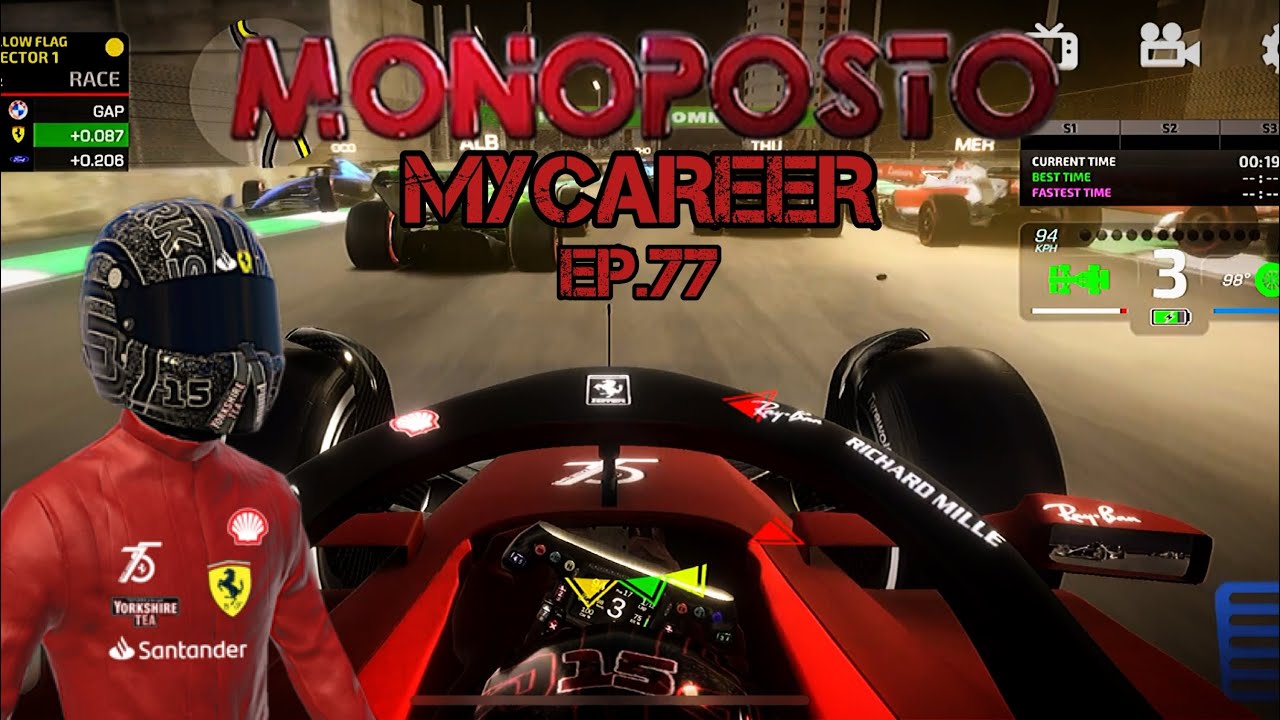 Monoposto MyCareer Ep.77 UNBELIEVABLE FINAL 2 LAPS!