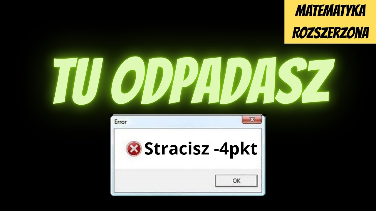 Funkcja kwadratowa z parametrem - klasyczna pułapka 