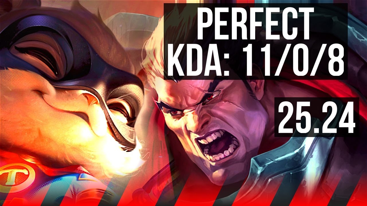 TEEMO vs DARIUS (TOP) | Perfect KDA: 11/0/8 | EUW Diamond | 25.24
