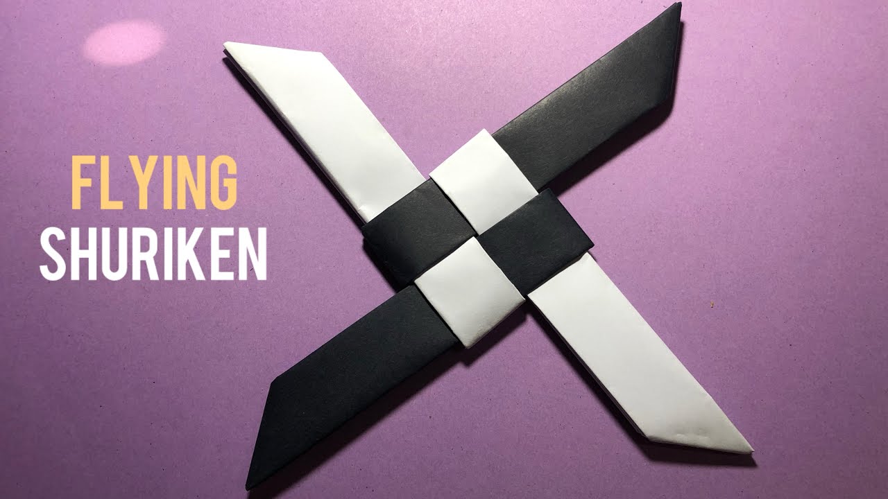 How to Make a Flying Paper Shuriken | Step by Step Tutorial
