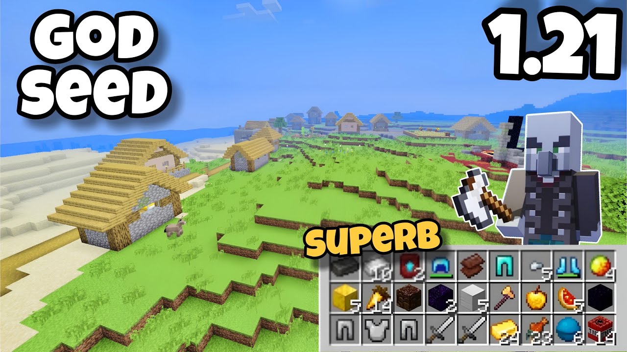 [GOD SEED] For Pocket And Bedrock Edition - Crazy Spawn 🔥