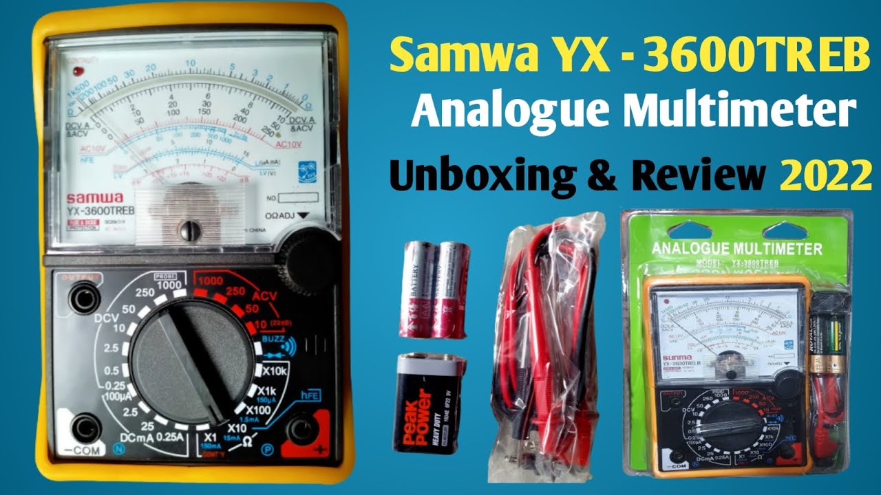Samwa YX-3600TREB Analogue Multimeter // Analogue Multimeter Unboxing || Analogue Multimeter