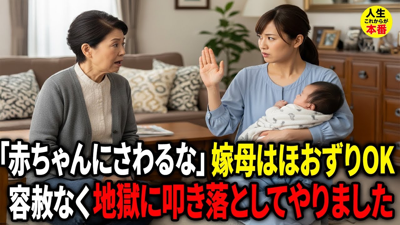 「赤ちゃんには触らないで」──バイ菌扱いされた日、私は母をやめてやりました