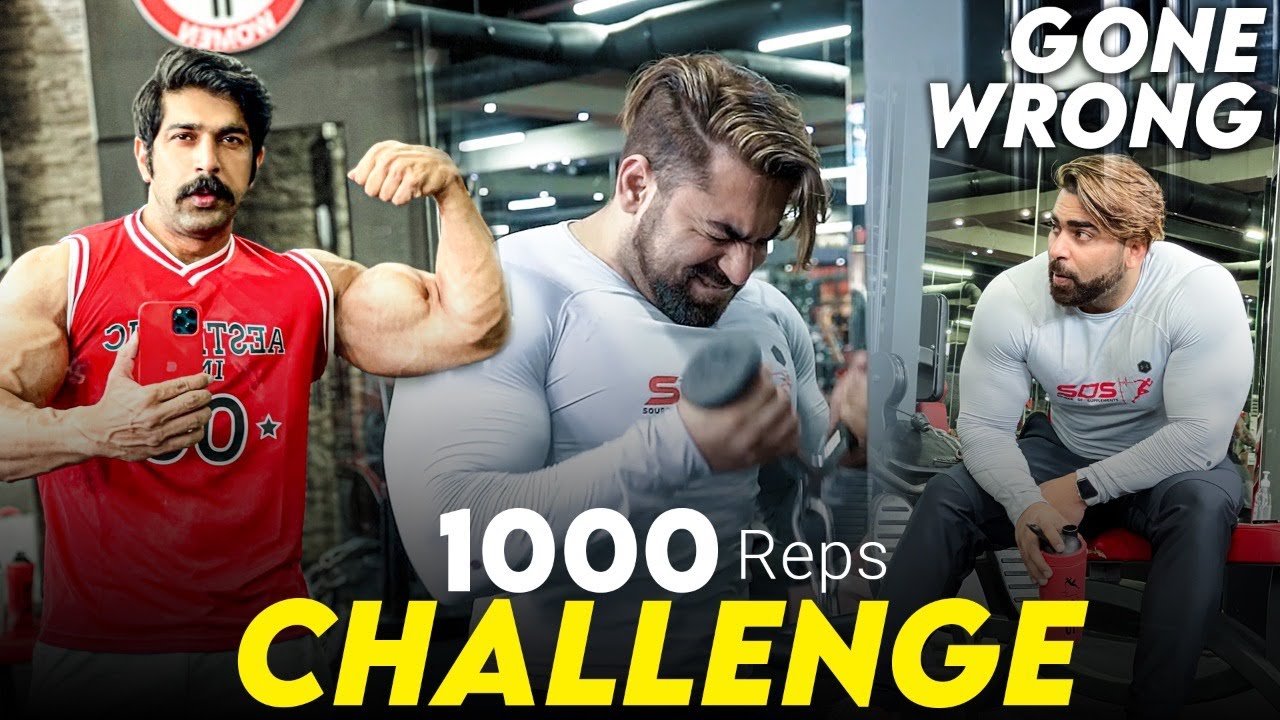 TRIED 1000 REPS ARMS CHALLENGE IN DUBAI AND.......