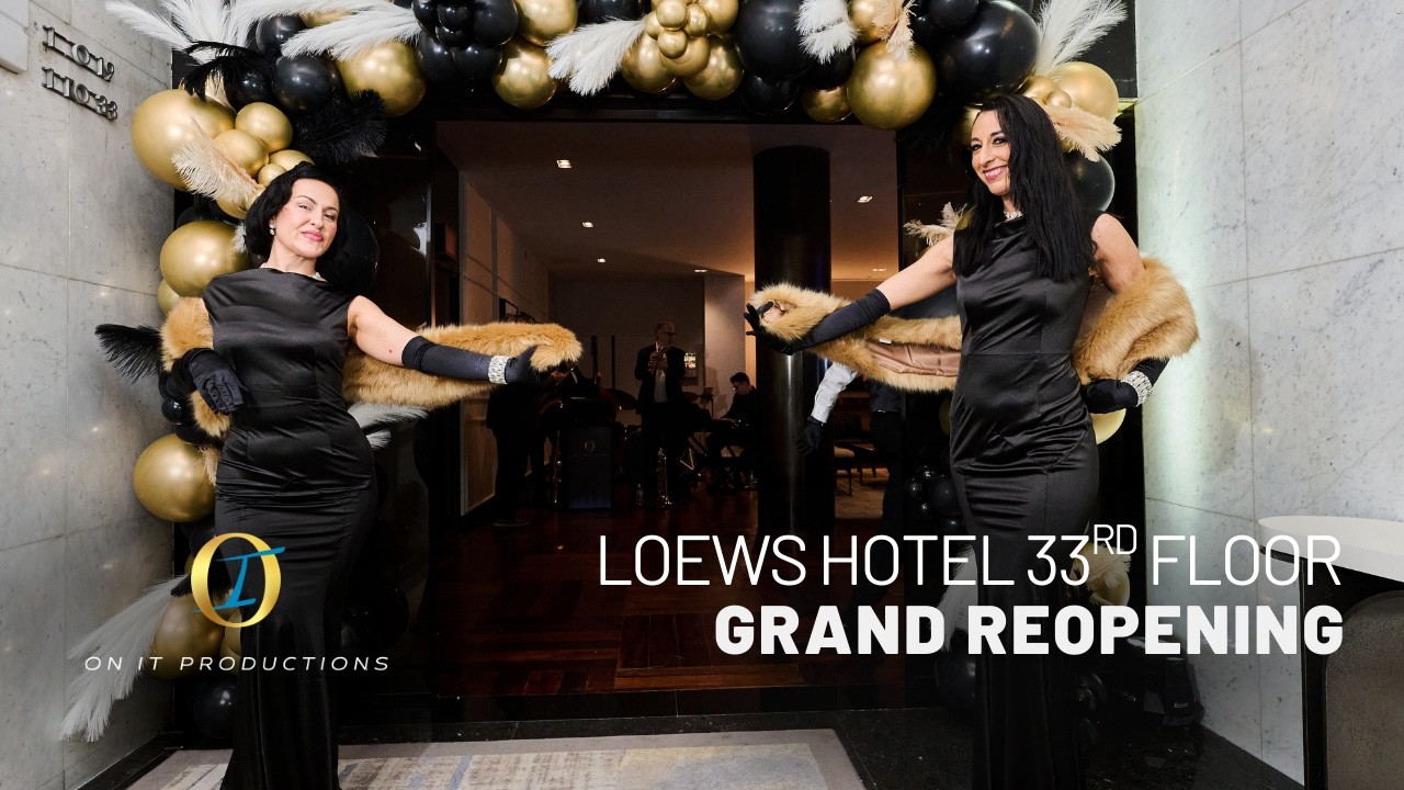 1930s Gatsby-Inspired Grand Reopening at Loews Philadelphia | Live Band, DJ Hybrid & Jazz
