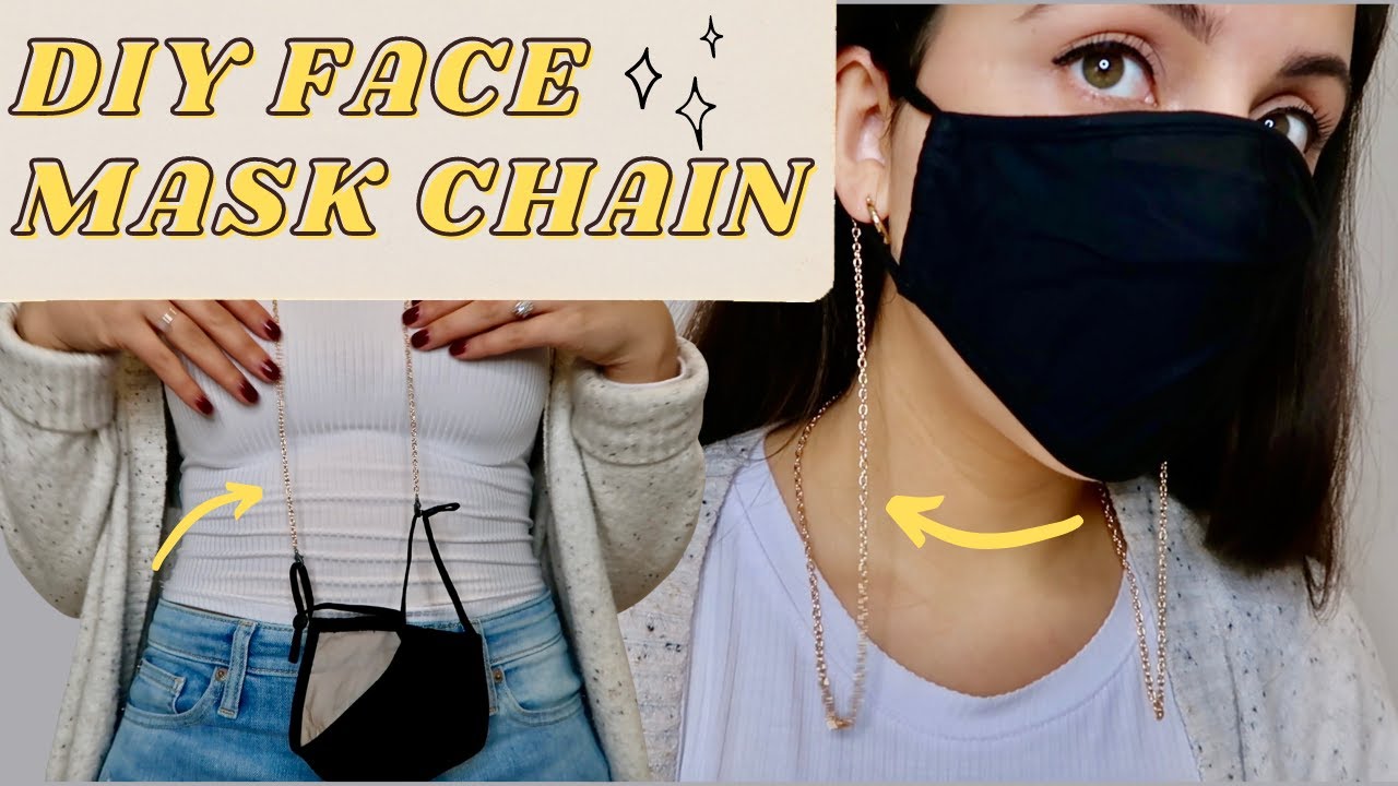DIY FACE MASK CHAIN 3 WAYS || Quick, Easy and Affordable, Can be Made with Dollar Store Supplies