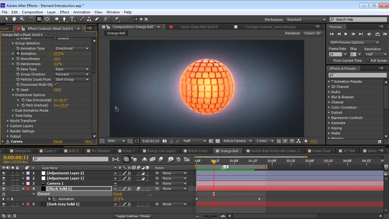 Video Copilot - Element 3D introduction