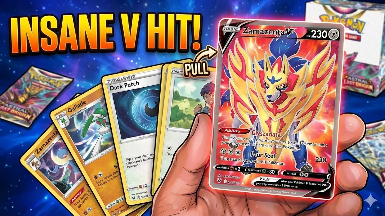 INSANE V HIT! We PULLED a Zamazenta V