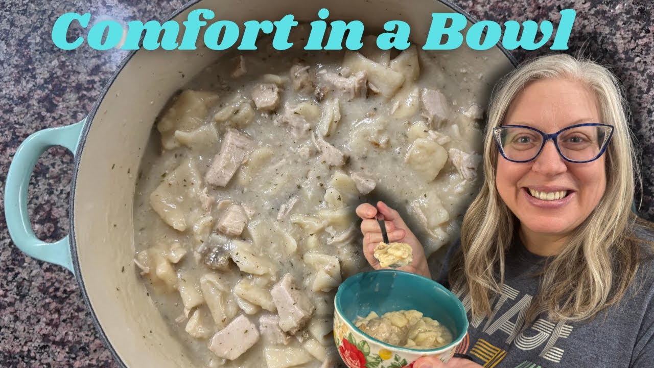Easy Turkey & Dumplings from Scratch